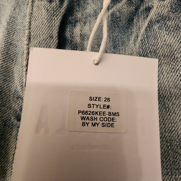 PISTOLA Presley High Rise Relaxed Roller Jeans in By My Side Size 26 - Picture 13 of 14